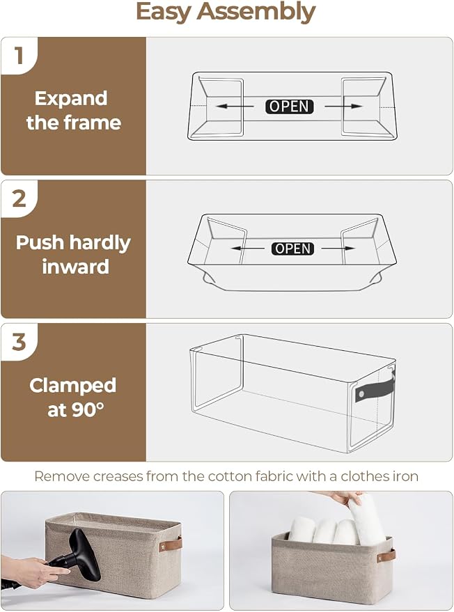 StorageWorks Narrow Storage Bins, Small Basket - Image 5