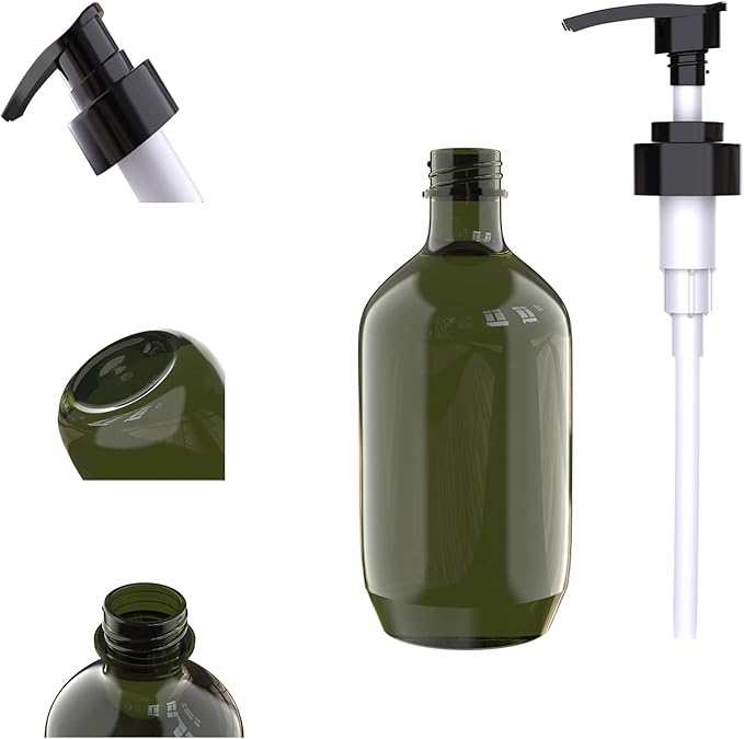 2 PCS 10 OZ Pump Bottle Plastic Pump Lotion Dispenser Empty Bottles Refillable - Image 3