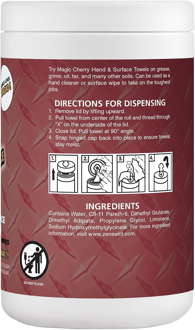 Magic Cherry Scented Heavy Duty Cleaning Wipes - Image 4