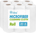 AIDEA Microfiber Cleaning Cloth White, Shop Rags 330 Sheets, Towels by AIDEAHOME