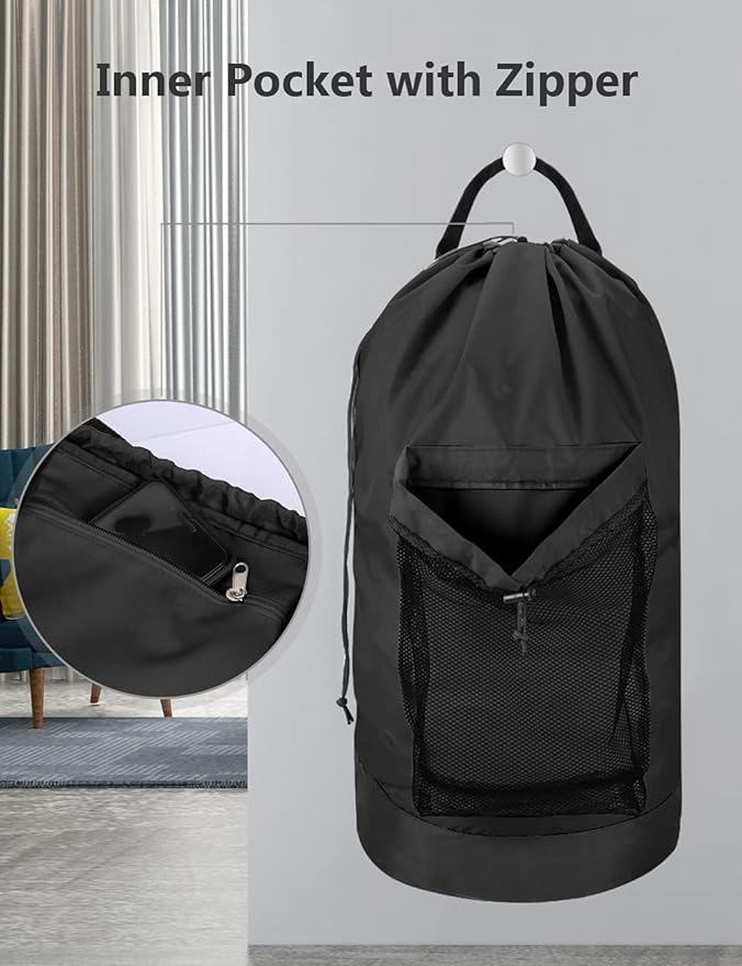 Dalykate Backpack Laundry Bag, Laundry Backpack - Image 4