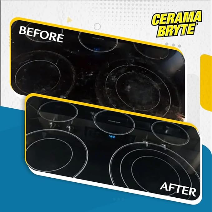 Cerama Bryte Removes Tough Stains Cooktop and Stove Top Cleaner - Image 7