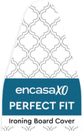 Encasa XO Ironing Board Cover and Pad 49"x18" by EncasaXO