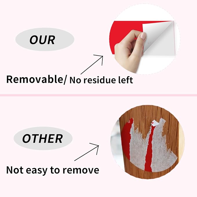 STARLIBOO 3"X5" Rectangle Colored Labels, Removable Moving Labels - Image 3
