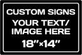 Custom Sign, Personalized Metal signs, Aluminum Weatherproof Metal Sign by Repaly