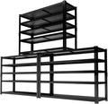 Storage Shelves Heavy Duty 3 PCS, 5-tier Adjustable Metal Industrial Utility by ROOMTEC