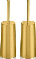Toilet Brush and Holder, 2 Pack Toilet Brush Stainless Steel, Toilet Bowl Brush by Unknown