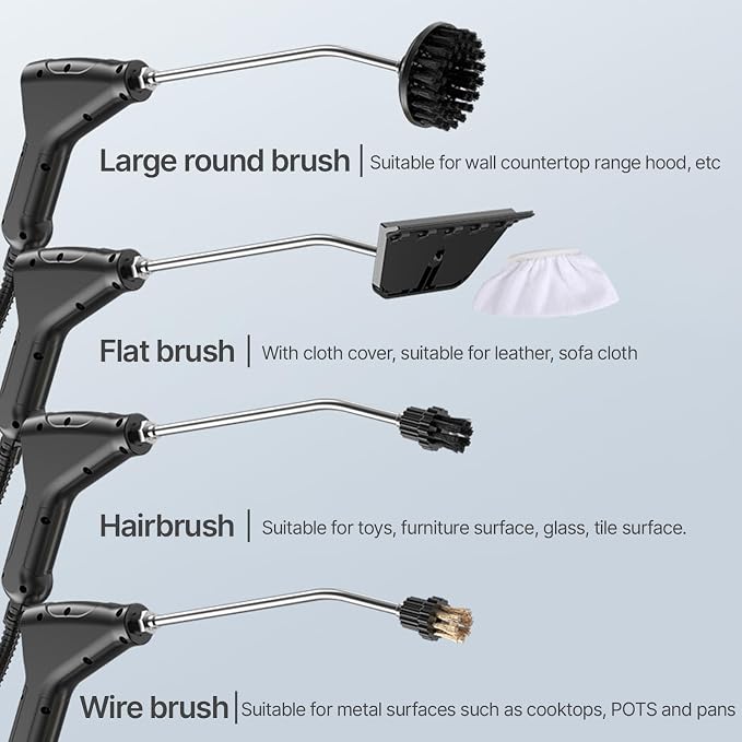 Irishom Handheld Multi-Surface Steam Cleaner - Image 5