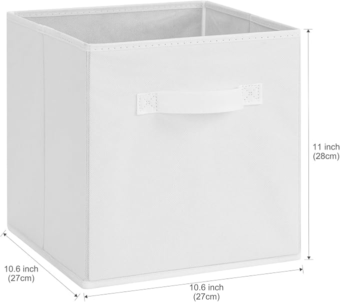 Stero Fabric Storage Bins 6 Pack Fun Colored Durable Storage Cubes - Image 2
