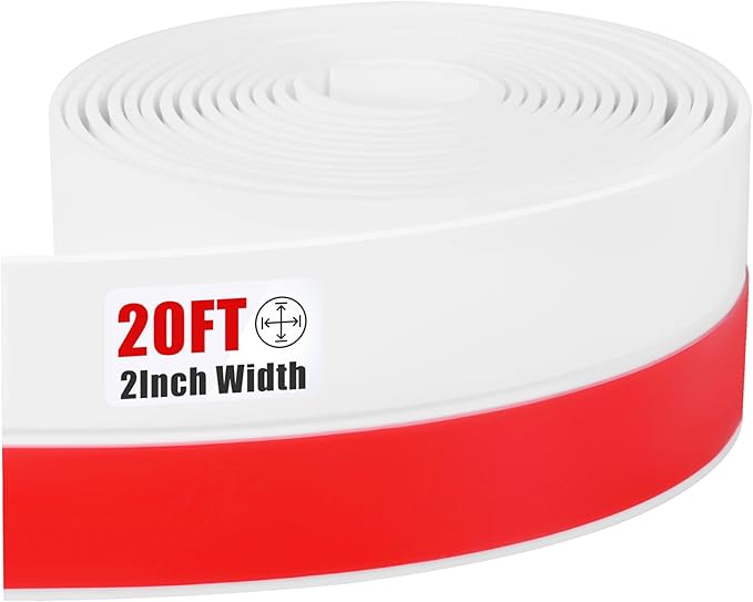 Draft Seal Tape for Doors and Windows 2 in x 20 Ft Silicone Weather Stripping by Kikerike