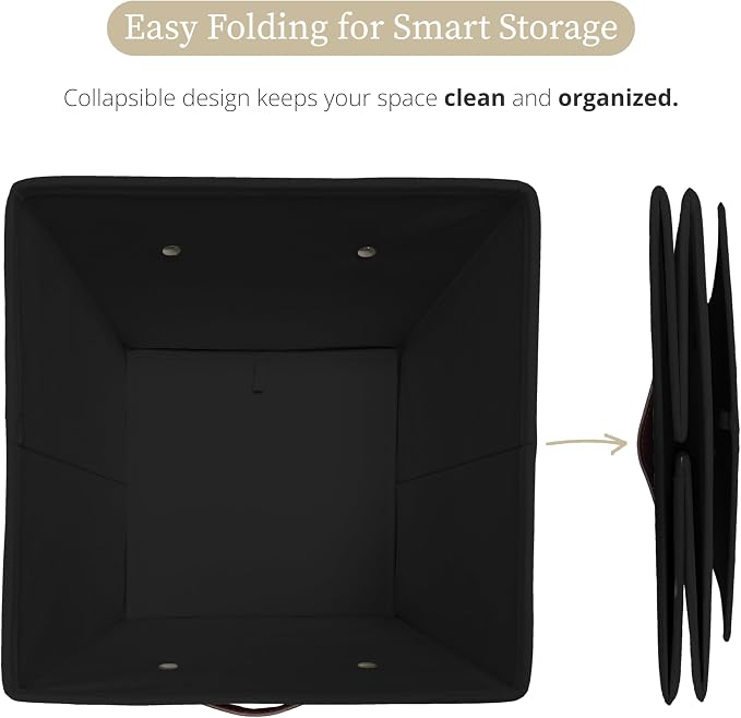 DECOMOMO Storage Cubes, Fabric Organizer Bins - Image 6