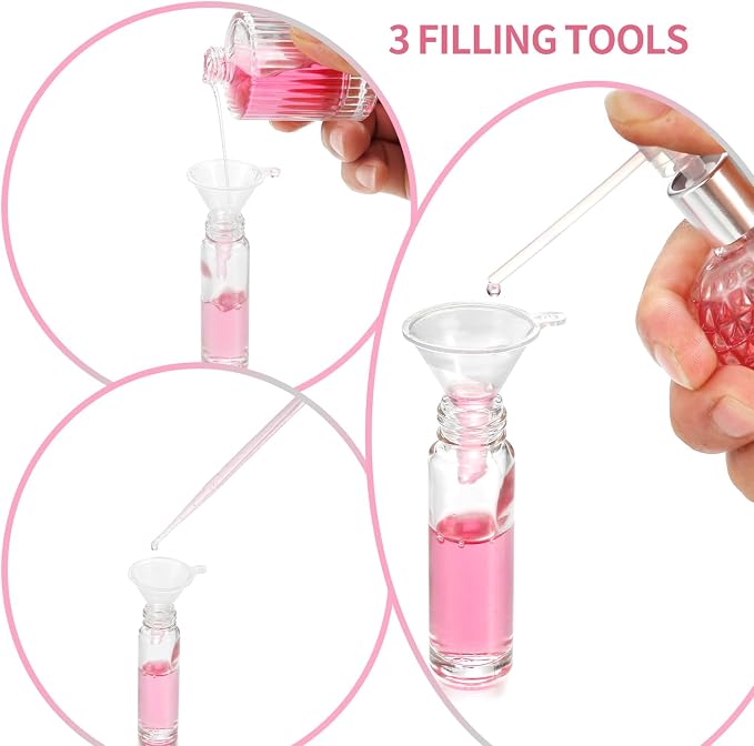 12 Pack 10ml Empty Roller Bottles - Image 5