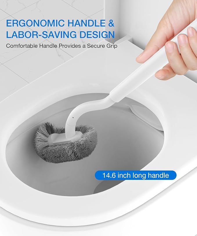 Bathroom Toilet Brush, OSCIOSS Toilet Cleaner Brush - Image 5