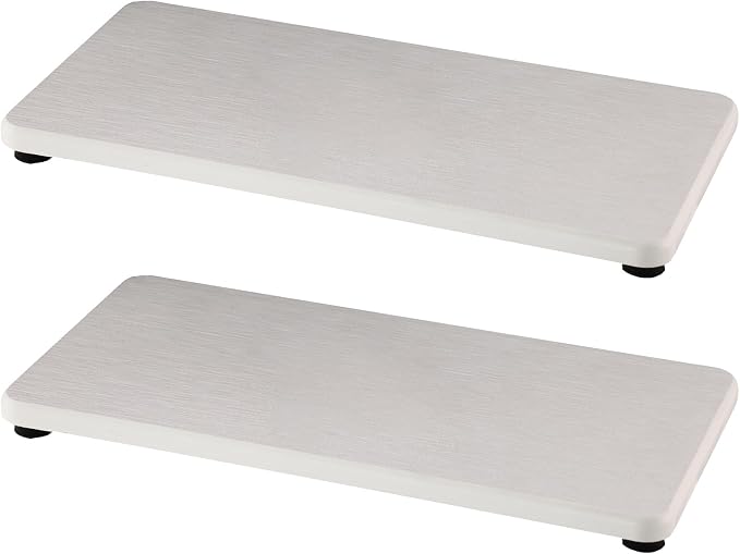 2 Pcs Water Absorbing Stone Trays, Kitchen/Bathroom Sink Soap Dish, Diatomite by NiuYichee