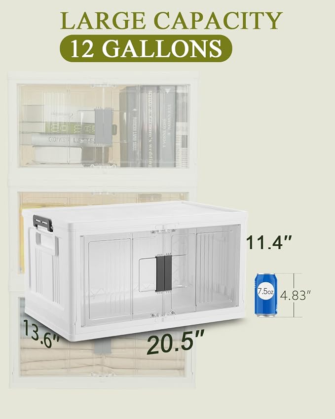 OlarHike 48QT Stackable Storage Bins - Image 6