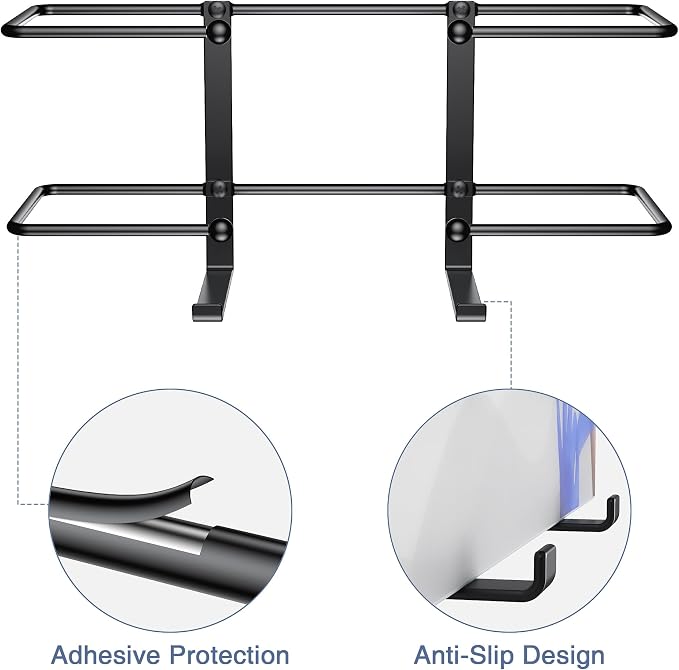 Glove Box Dispenser Wall Mount: Black Holder Organizer - Image 6