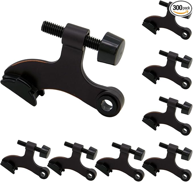 8 Pack Hinge Pin Oil Rubbed Bronze Door Stopper, Adjustable Heavy Duty Hinge by SUNTAI
