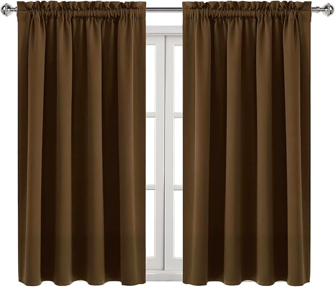DWCN Blackout Curtains Room Darkening Thermal Insulated Bedroom Curtains Window - Image 9