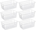 SANNO Wire Metal Baskets Freezer Baskets Farmhouse Organizer Storage Bins Large by SANNO