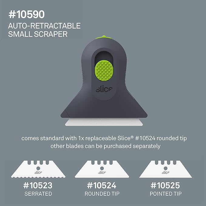 Slice 10590 Small Scraper, Ceramic Blade, Lasts 11x Longer Than Metal, Finger - Image 7