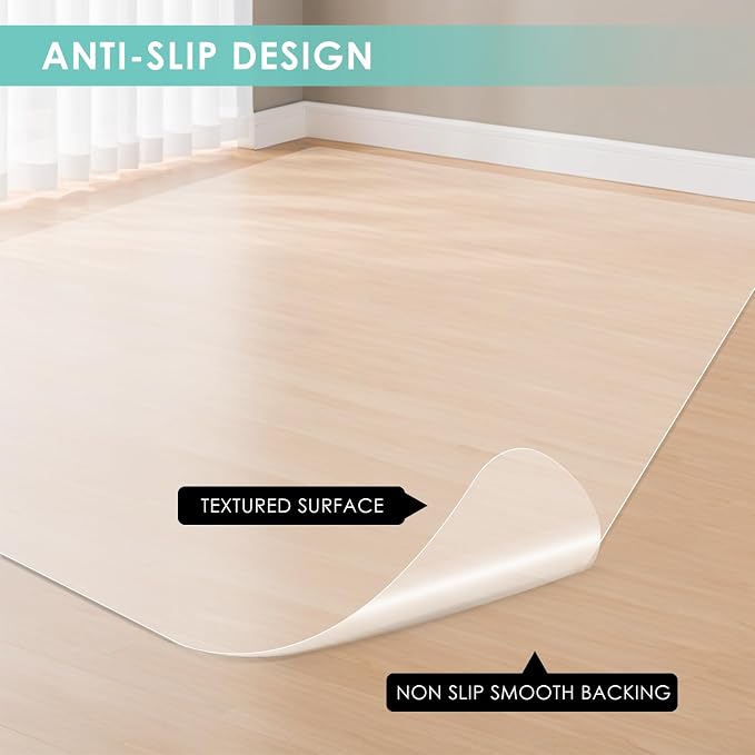 Vicwe Office Chair Mat for Hard Floor, Easy Glide for Chairs - Image 6