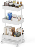 3 Tier Modern Metal Rolling Tool Cart by Unknown