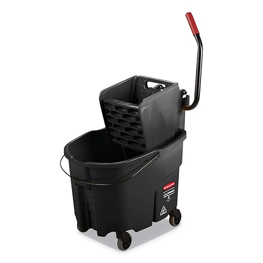Rubbermaid Commercial Products WaveBrake 35 QT Side-Press Mop Bucket and by RubbermaidCommercialProducts