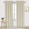 DWCN Blackout Curtains for Bedroom – Rod Pocket Thermal Insulated Noise by DWCN