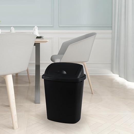 4 Pack 8 Gallon Medium Trash Can - Image 5