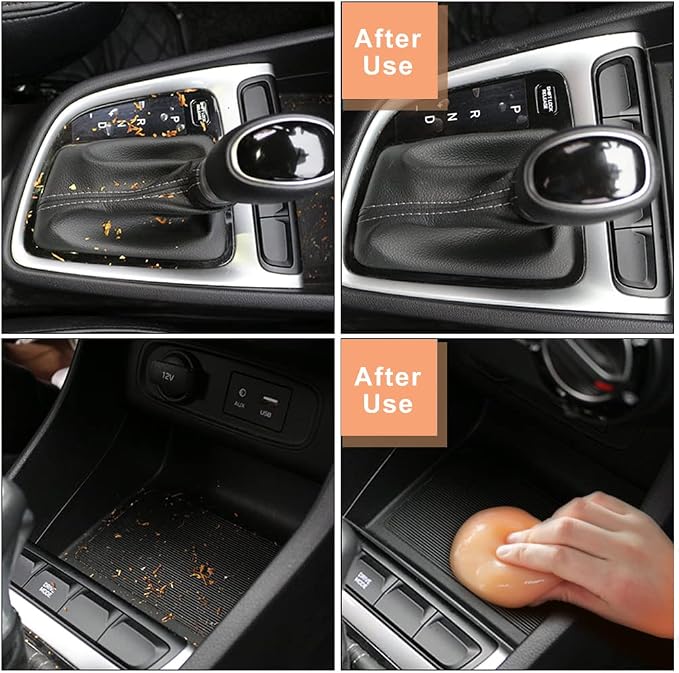 TICARVE 2Pack New Cleaning Gel Detail Putty Car Gel Auto Detailing Tools Car - Image 4