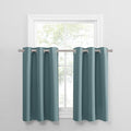 PONY DANCE Small Curtains Blackout, Privacy Energy Efficiency Mini Curtains by PONYDANCE