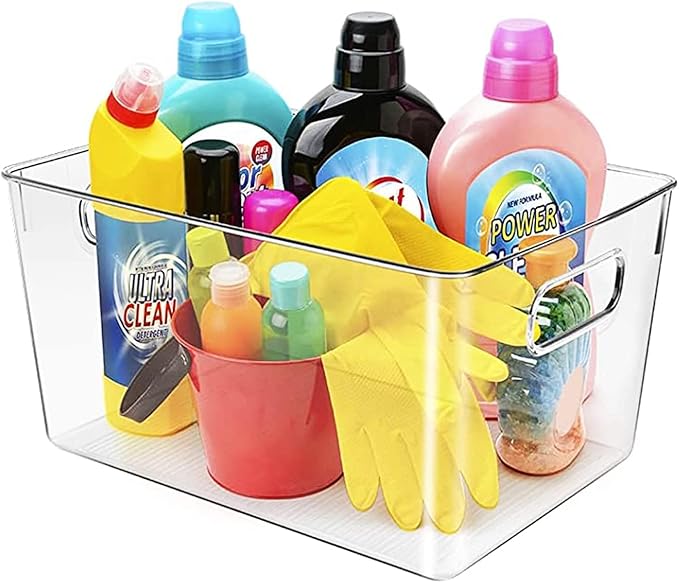 Clear storage organizer bins, Kitchen Cabinet Organizers and Storage Baskets - Image 5