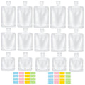 17 Pack Travel Pouches for Toiletries, TSA Approved, Travel Size Portable by SEQUHITKU