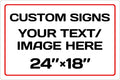 Personalized signs, Aluminum Weatherproof Metal Sign, Optional reflective by Repaly