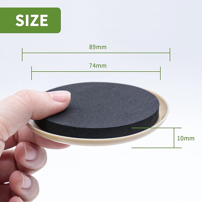 Furniture Sliders for Carpet 16PCS - Image 3