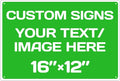 custom metal sign, Aluminum Weatherproof Metal Sign Multiple Sizes Custom by Repaly