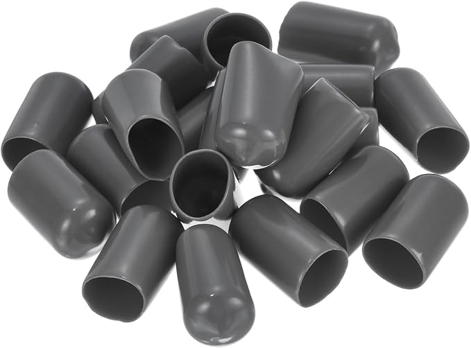uxcell 20pcs Rubber End Caps 12mm ID Vinyl PVC Round Tube Bolt Cap Cover Screw - Image 4