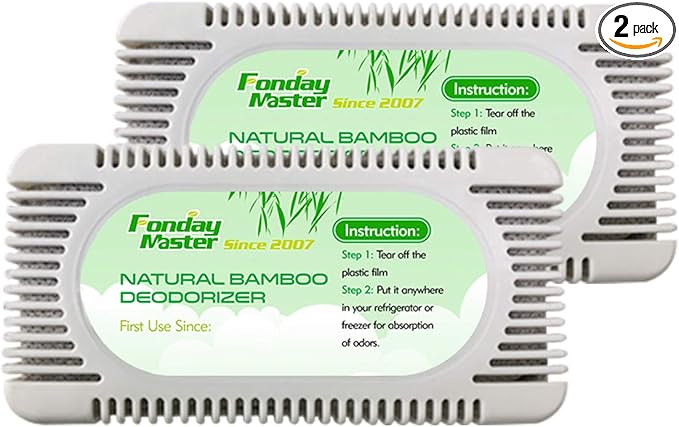 2Packs Fonday Refrigerator Deodorizer Odor Eliminator by Fonday