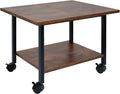 Printer Stand with Storage Under Desk Shelf, Desktop Printer Stand Organizer by SwaaVee-BeautyandYouOwnIt