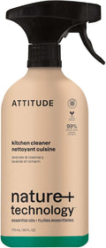 ATTITUDE Kitchen Cleaner Spray, Natural Origin Ingredients, EWG Verified by ATTITUDE
