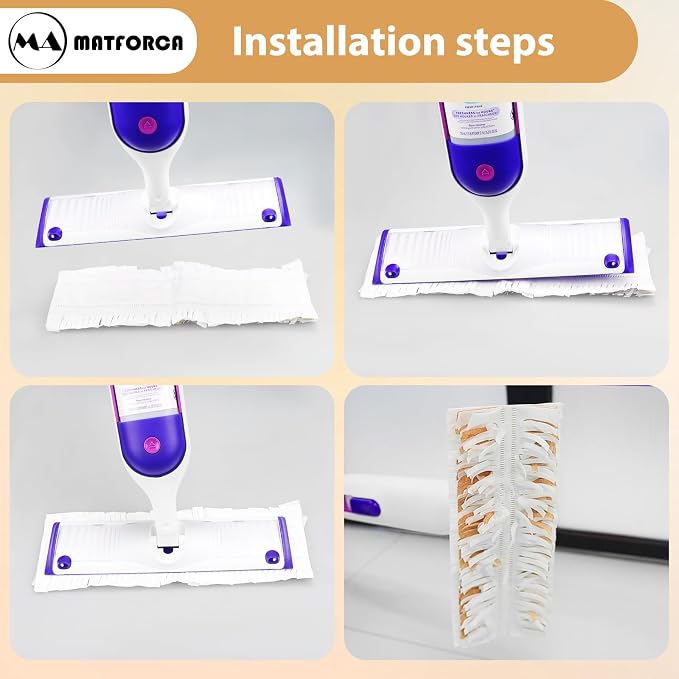 10 Pack Disposable Power Mop Pads Refilles - Image 3