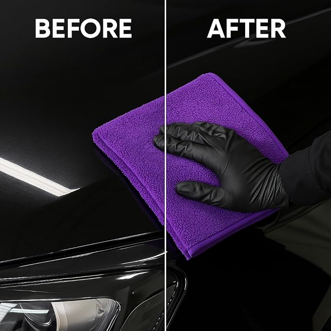 6 Pack Reusable Pak Details Micro Fiber Towels Car Detailing | 16x16 - Image 6