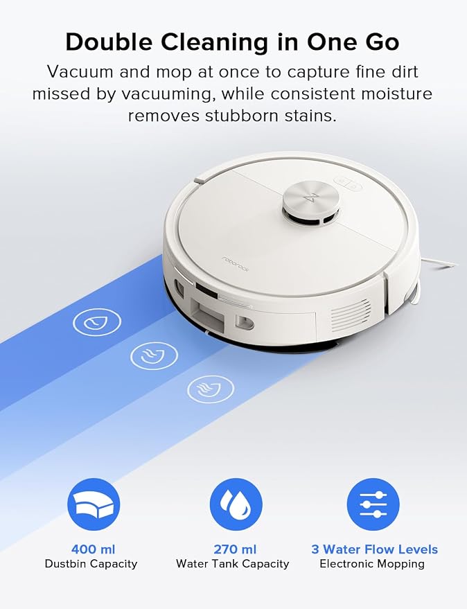 roborock Q7 L5 Robot Vacuum and Mop Combo, 000Pa Suction, Upgraded from Q5 Pro - Image 4