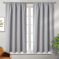 BGment Light Grey Blackout Curtains 54 Inches Long by BGment