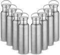 Neihepal 20 oz Insulated Water Bottles Bulk 8 Pack, Stainless Steel Double Wall by Neihepal