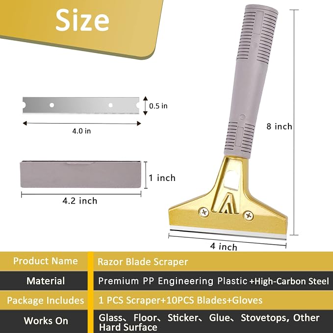 Razor Blade Scraper, Floor Scraper Tool - Image 3