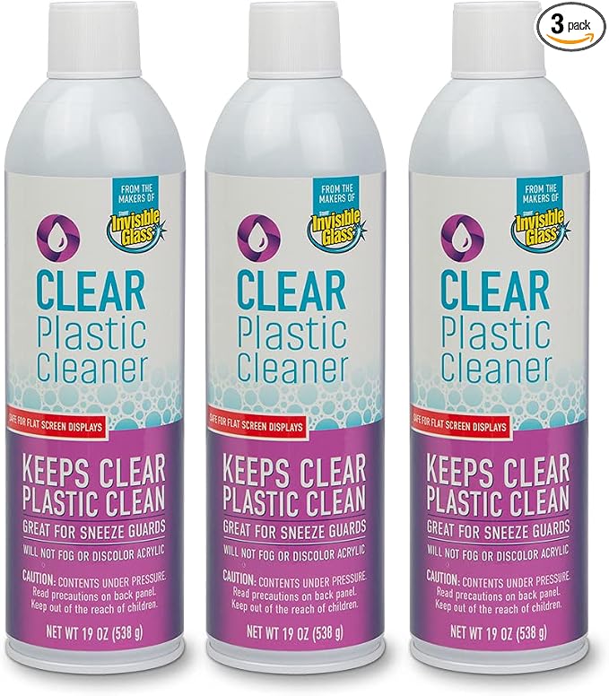 Invisible Glass 91014-3PK 19-Ounce Screen and Plastic Cleaner Protectant and by InvisibleGlass