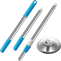 Extended Spin Mop Replacement Mop Handle, Upgraded 60-inch 360 Degrees Rotating by Midremer