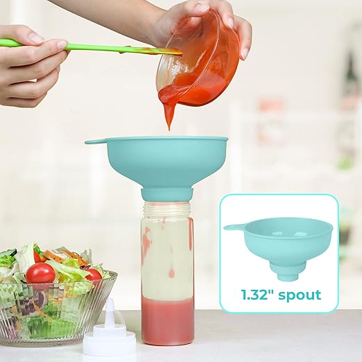Wide Mouth Kitchen Funnel, Food Grade Plastic Cooking Canning Funnel - Image 5