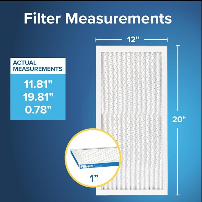 Filtrete 12x20x1 AC Furnace Air Filter, MERV 13, MPR 1900, Premium Allergen - Image 3